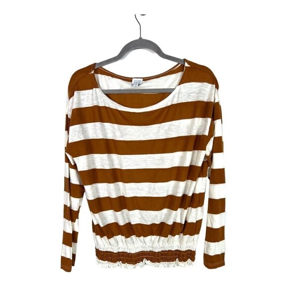 Peyton‎ Jensen long sleeve striped top - Picture 1 of 8